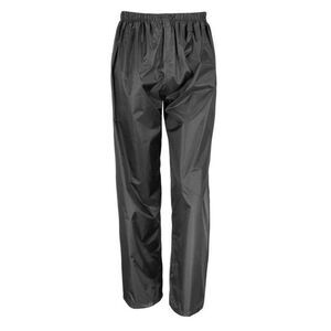 Result Core Childrens/Kids Waterproof Over Trousers / Black